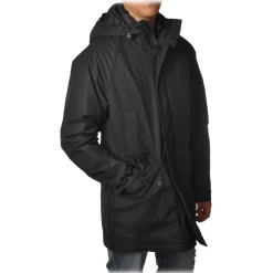 Woolrich - Cotton Parka Jacket with Hood - Blue - Jacket - Luxury Exclusive Collection - Avvenice