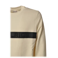 Woolrich - Crewneck Fleece Sweatshirt - Cream - Pullover - Luxury Exclusive Collection - Avvenice