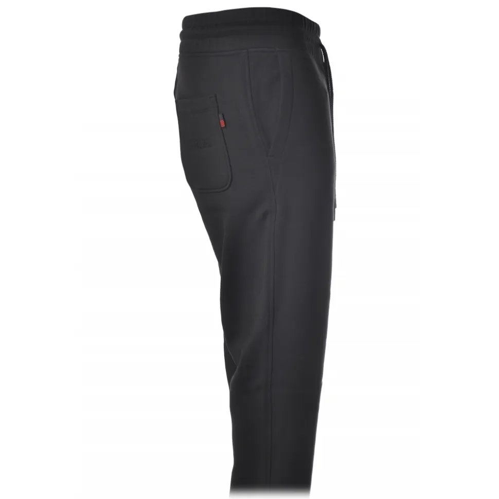 Woolrich - Fleece Sweatpants - Blue - Luxury Exclusive Collection - Avvenice