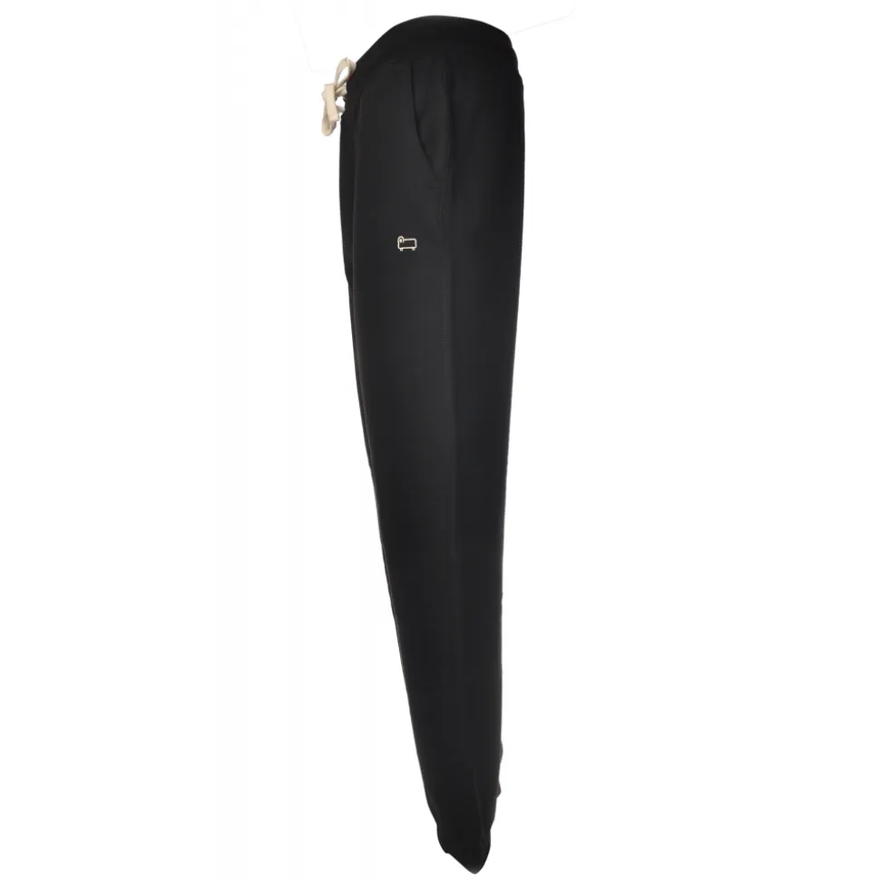 Woolrich - Fleece Sweatpants - Black - Luxury Exclusive Collection - Avvenice