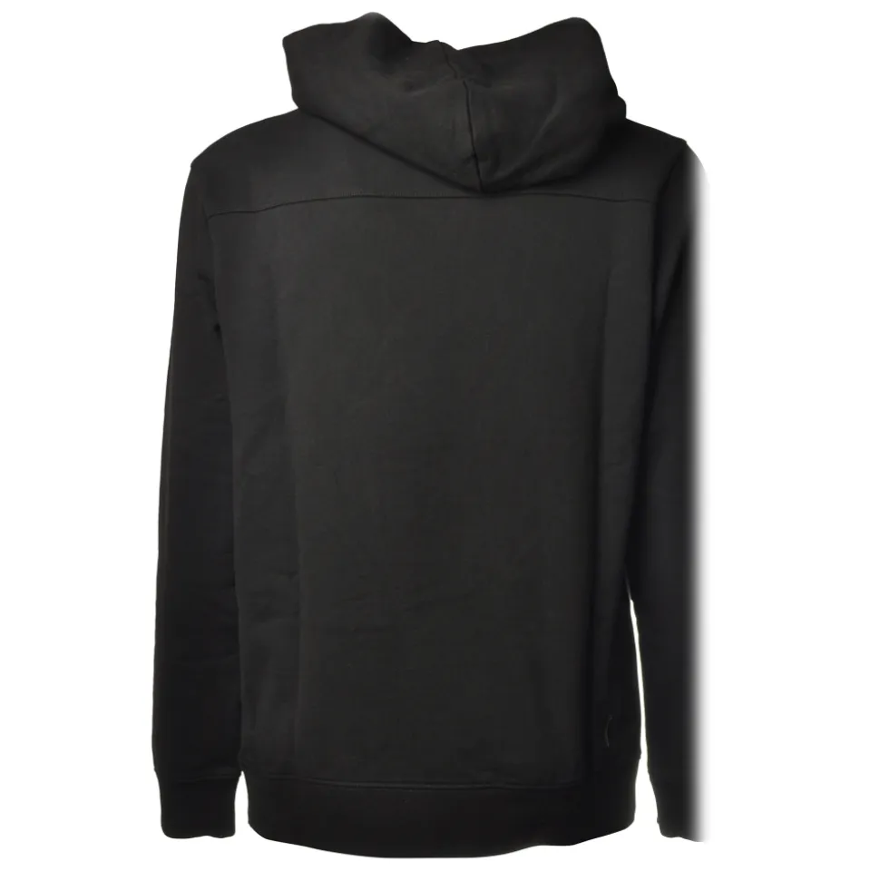 Woolrich - Hooded Sweatshirt with Logo - Black - Luxury Exclusive Collection - Avvenice