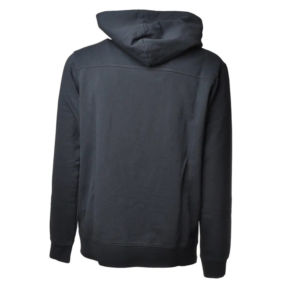Woolrich - Hooded Sweatshirt with Logo - Blue - Luxury Exclusive Collection - Avvenice