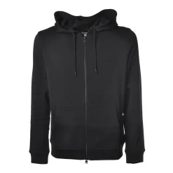 Woolrich - Hooded Sweatshirt with Logo - Blue - Luxury Exclusive Collection - Avvenice