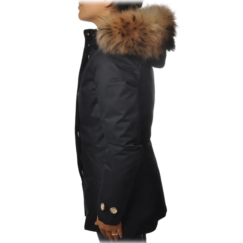 Woolrich - Jacket with Internal Padding and Hood - Blue - Jacket - Luxury Exclusive Collection - Avvenice