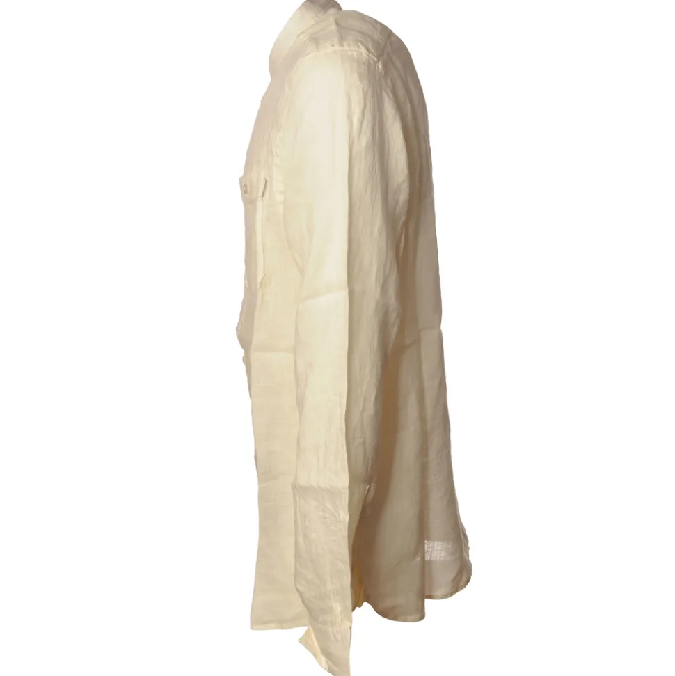 Woolrich - Korean Collar Shirt - Avory - Shirt - Luxury Exclusive Collection - Avvenice