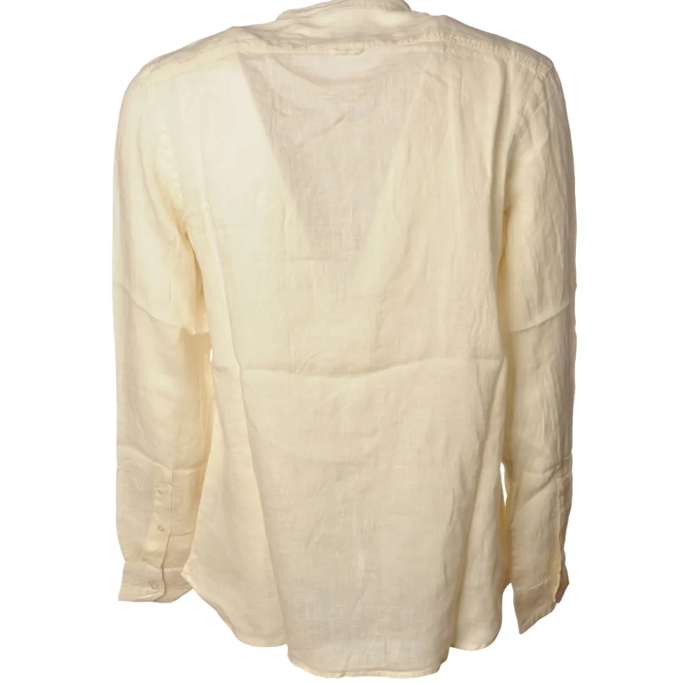 Woolrich - Korean Collar Shirt - Avory - Shirt - Luxury Exclusive Collection - Avvenice