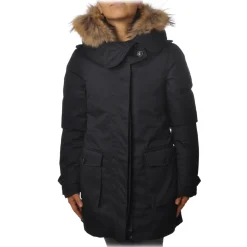 Woolrich - Long Parka with Internal Padding - Blue - Jacket - Luxury Exclusive Collection - Avvenice