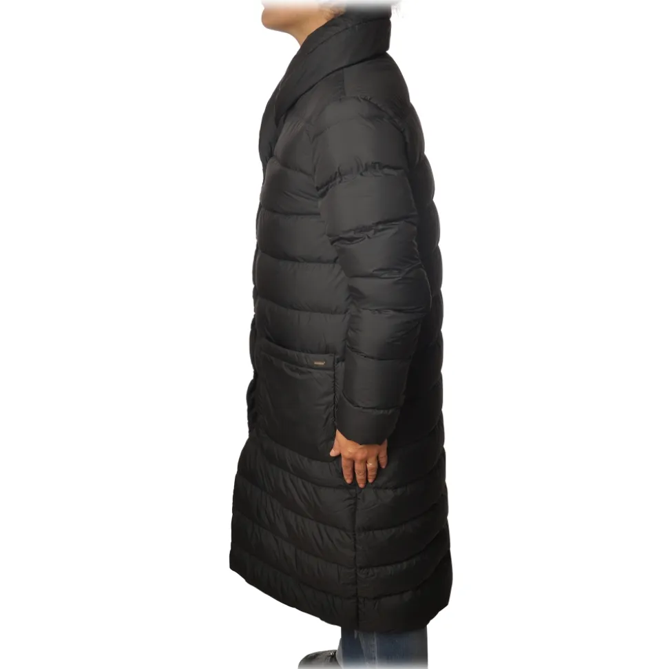 Woolrich - Long Quilted Down Jacket - Black - Jacket - Luxury Exclusive Collection - Avvenice