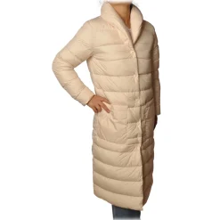 Woolrich - Long Quilted Down Jacket - Ivory - Jacket - Luxury Exclusive Collection - Avvenice