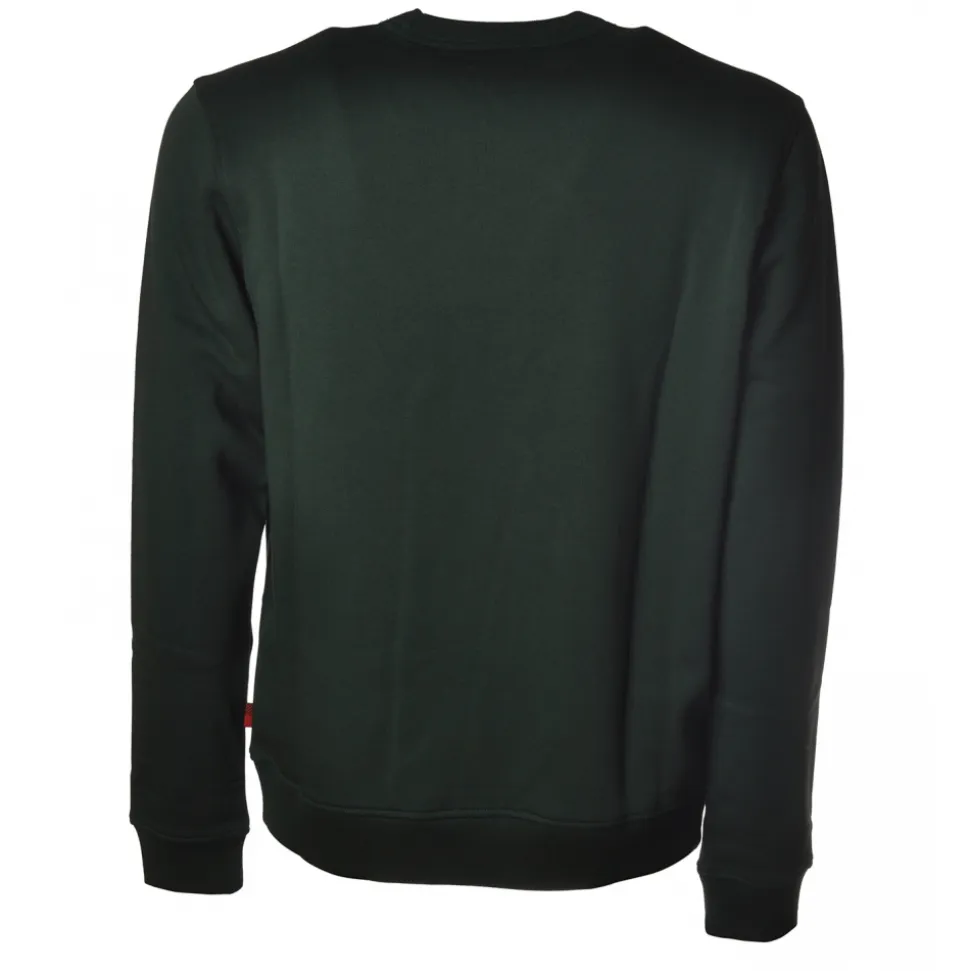 Woolrich - Long Sleeve Crewneck Sweatshirt - Green - Luxury Exclusive Collection - Avvenice