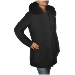 Woolrich - Luxury Arctic Parka With Fox Fur - Black - Jacket - Luxury Exclusive Collection - Avvenice