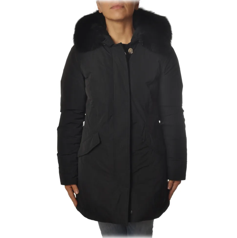 Woolrich - Luxury Arctic Parka With Fox Fur - Black - Jacket - Luxury Exclusive Collection - Avvenice