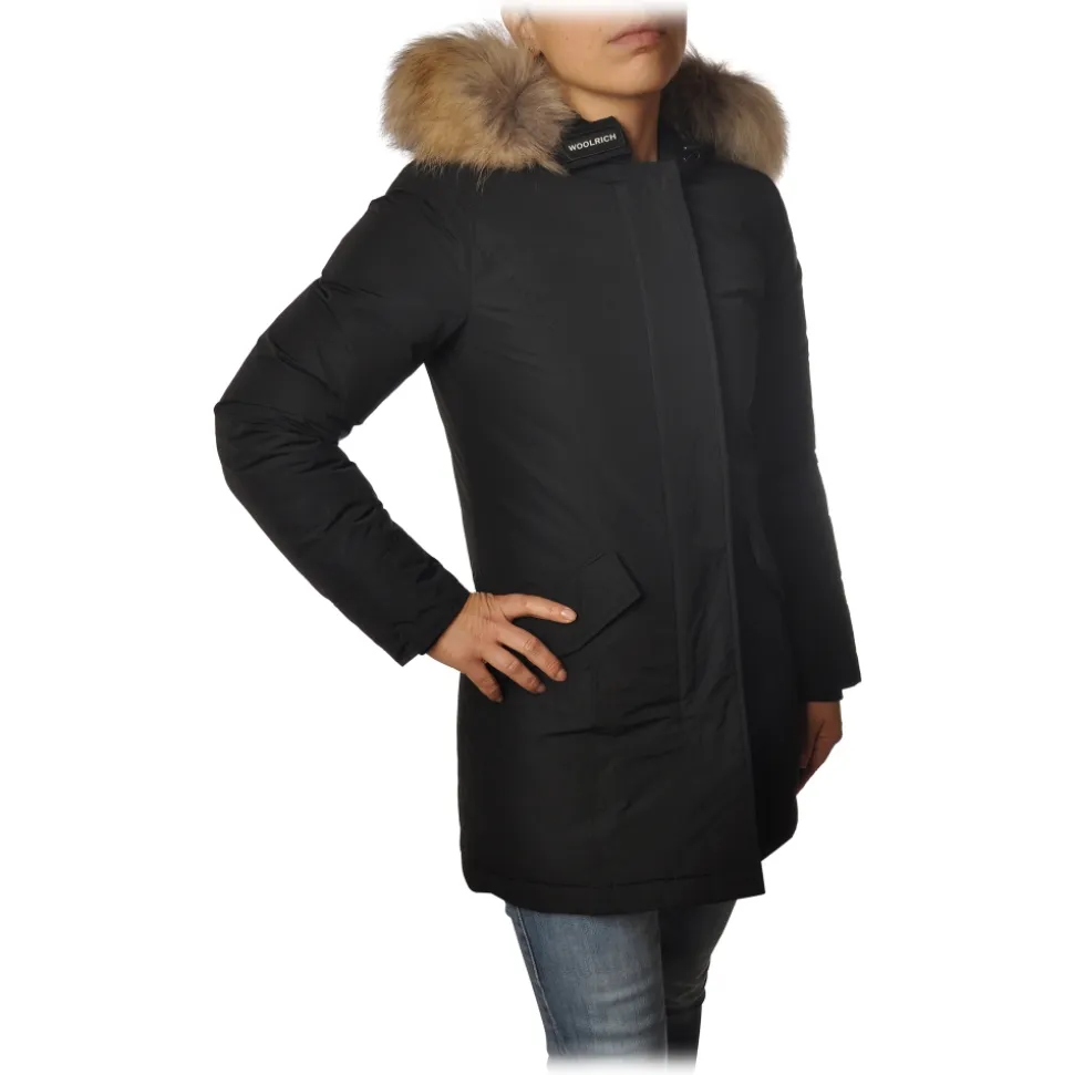 Woolrich - Luxury Arctic Parka With Racoon Fur - Black - Jacket - Luxury Exclusive Collection - Avvenice
