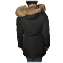 Woolrich - Luxury Arctic Parka With Racoon Fur - Black - Jacket - Luxury Exclusive Collection - Avvenice