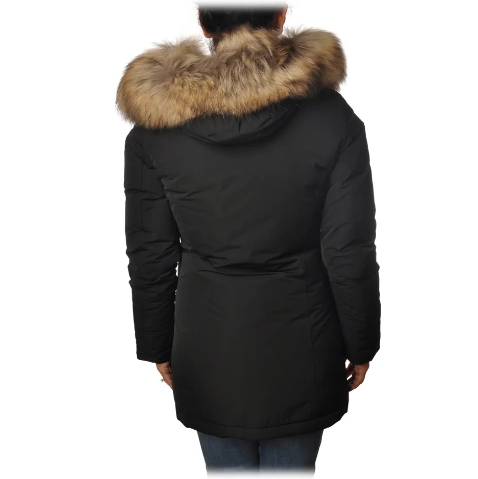Woolrich - Luxury Arctic Parka With Racoon Fur - Black - Jacket - Luxury Exclusive Collection - Avvenice