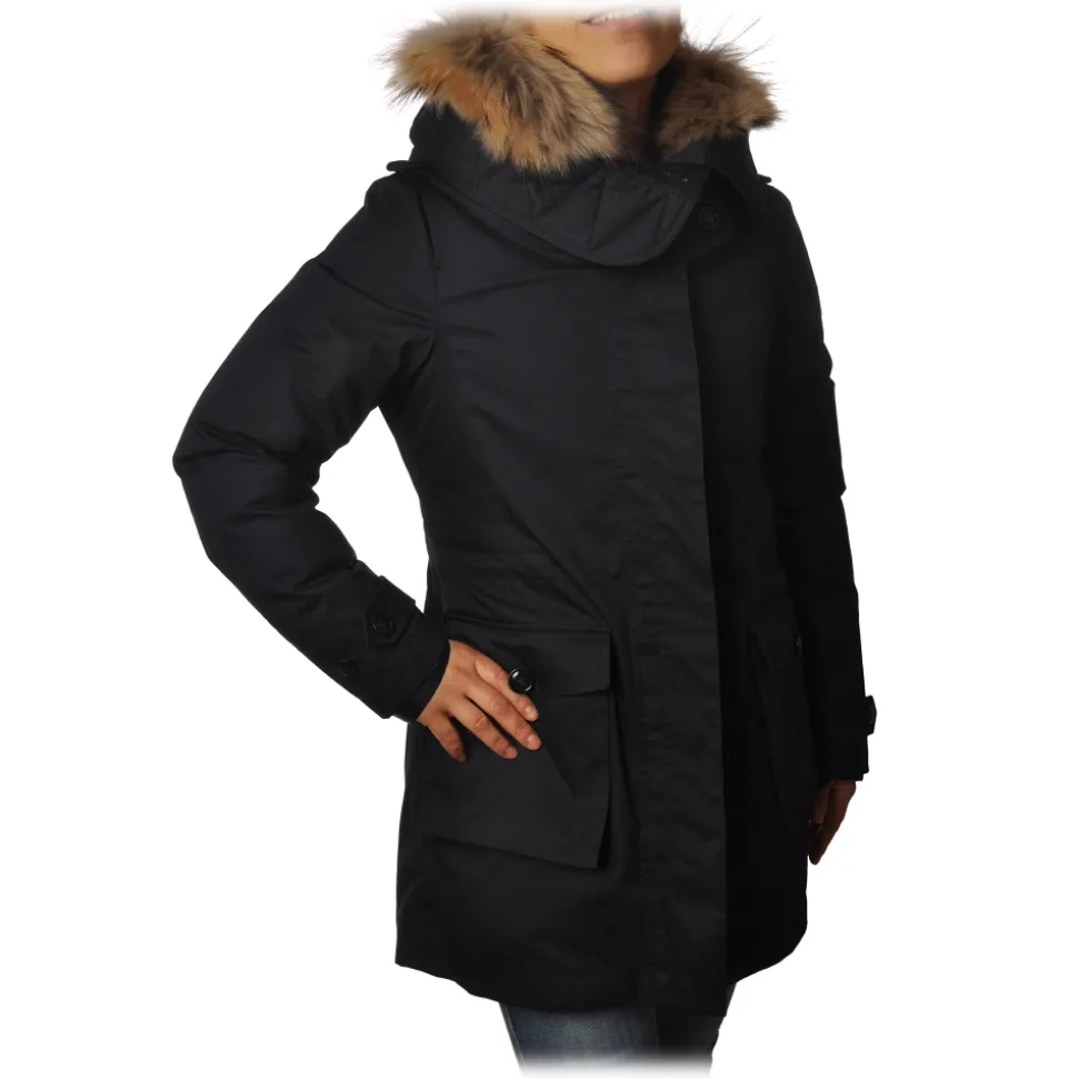 Woolrich - Parka Down Jacket Scarlett - Blue - Jacket - Luxury Exclusive Collection - Avvenice