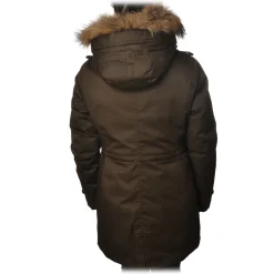 Woolrich - Parka Down Jacket Scarlett - Military Green - Jacket - Luxury Exclusive Collection - Avvenice