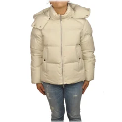 Woolrich - Parka Down Jacket with Removable Hood - Cream - Jacket - Luxury Exclusive Collection - Avvenice