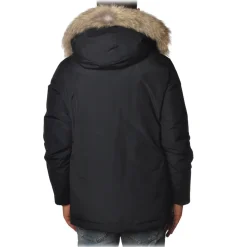 Woolrich - Parka With Detachable Fur - Blue - Jacket - Luxury Exclusive Collection - Avvenice