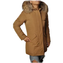 Woolrich - Parka With Detachable Fur - Beige - Jacket - Luxury Exclusive Collection - Avvenice