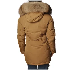 Woolrich - Parka With Detachable Fur - Beige - Jacket - Luxury Exclusive Collection - Avvenice