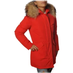 Woolrich - Parka With Detachable Fur - Red - Jacket - Luxury Exclusive Collection - Avvenice