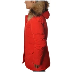 Woolrich - Parka With Detachable Fur - Red - Jacket - Luxury Exclusive Collection - Avvenice