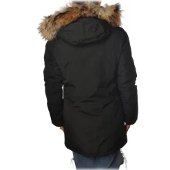 Woolrich - Parka With Detachable Fur - Black - Jacket - Luxury Exclusive Collection - Avvenice
