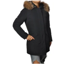 Woolrich - Parka With Detachable Fur - Blue - Jacket - Luxury Exclusive Collection - Avvenice