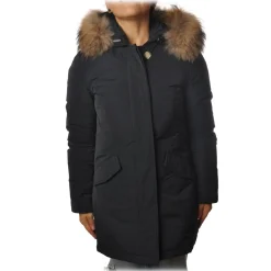 Woolrich - Parka With Detachable Fur - Blue - Jacket - Luxury Exclusive Collection - Avvenice
