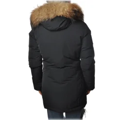 Woolrich - Parka With Detachable Fur - Blue - Jacket - Luxury Exclusive Collection - Avvenice