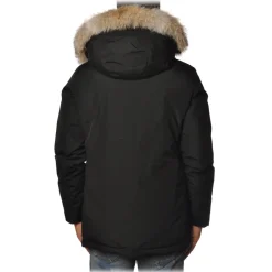 Woolrich - Parka With Detachable Fur - Black - Jacket - Luxury Exclusive Collection - Avvenice