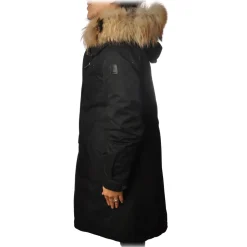 Woolrich - Parka with Fur-Trimmed Hood - Black - Jacket - Luxury Exclusive Collection - Avvenice