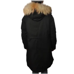 Woolrich - Parka with Fur-Trimmed Hood - Black - Jacket - Luxury Exclusive Collection - Avvenice