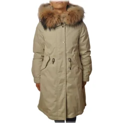 Woolrich - Parka with Fur-Trimmed Hood - Cream - Jacket - Luxury Exclusive Collection - Avvenice