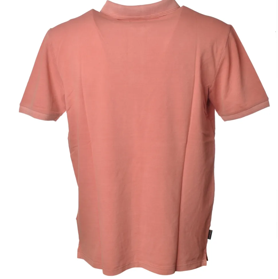 Woolrich - Polo Shirt With Logo - Salmon - T-Shirt - Luxury Exclusive Collection - Avvenice