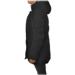 Woolrich - Shiny Double Hooded Down Jacket - Black - Jacket - Luxury Exclusive Collection - Avvenice