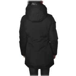 Woolrich - Shiny Double Hooded Down Jacket - Black - Jacket - Luxury Exclusive Collection - Avvenice