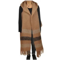 Woolrich - Striped Patterned Mantle - Black/Beige - Jacket - Luxury Exclusive Collection - Avvenice