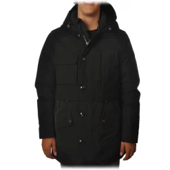Woolrich - Teton Parka with Hood - Black - Jacket - Luxury Exclusive Collection - Avvenice