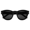 Yves Saint Laurent - Bold SL2 Sunglasses with Round Thick Frames and Nylon Lenses - Black - Saint Laurent Eyewear - Avvenice