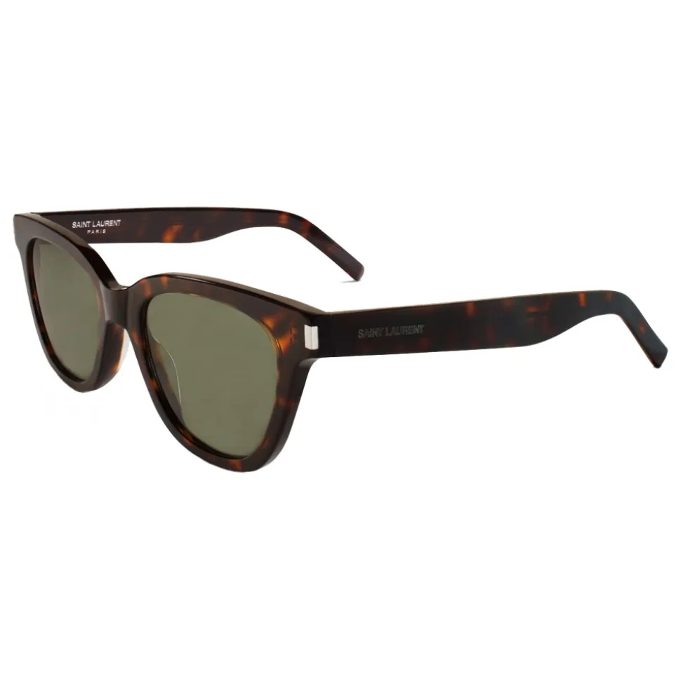 Yves Saint Laurent - Classic SL 51 Small Black and Green Sunglasses - Sunglasses - Saint Laurent Eyewear - Avvenice