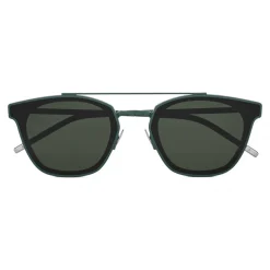 Yves Saint Laurent - Classic SL 28 Metal Sunglasses with Rounded Square Frame - Green - Saint Laurent Eyewear - Avvenice