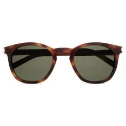 Yves Saint Laurent - Classic SL 28 Sunglasses with Rounded Square Frame - Light Havana - Saint Laurent Eyewear - Avvenice