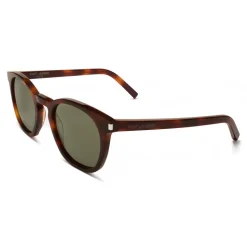 Yves Saint Laurent - Classic SL 28 Sunglasses with Rounded Square Frame - Light Havana - Saint Laurent Eyewear - Avvenice