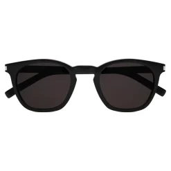Yves Saint Laurent - Classic SL 28 Sunglasses with Rounded Square Frame - Black White - Saint Laurent Eyewear - Avvenice