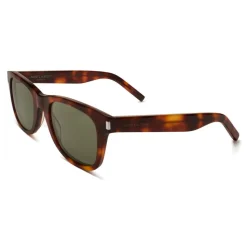 Yves Saint Laurent - Classic SL 51 Sunglasses with Square Wellington Frame - Light Havana - Saint Laurent Eyewear - Avvenice