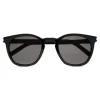 Yves Saint Laurent - Classic SL 28 Sunglasses with Rounded Square Frame - Used Black - Saint Laurent Eyewear - Avvenice
