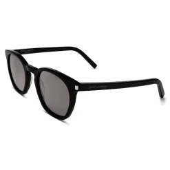 Yves Saint Laurent - Classic SL 28 Sunglasses with Rounded Square Frame - Used Black - Saint Laurent Eyewear - Avvenice