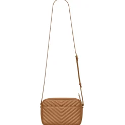 Yves Saint Laurent - Lou Camera Bag in Quilted Leather - Cinnamon - Saint Laurent Exclusive Collection - Avvenice